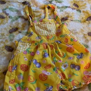 Cute overalls for a trip to the farmers market ! 🍇🍉